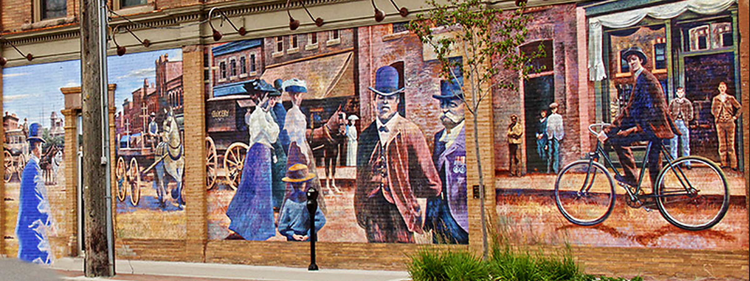 Downtown Collingwood streetscape for PP03: Parking, Housing and Commercial Catalyst Project